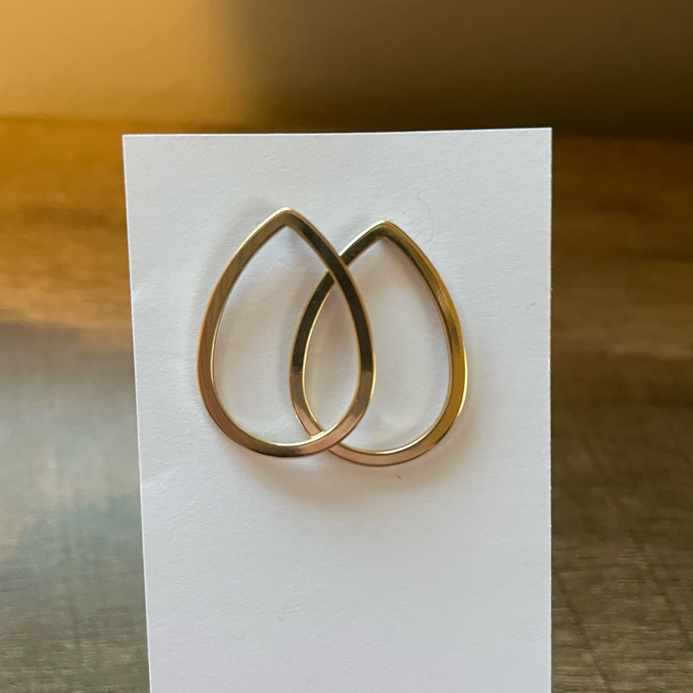 a new day Gold Teardrop Earrings